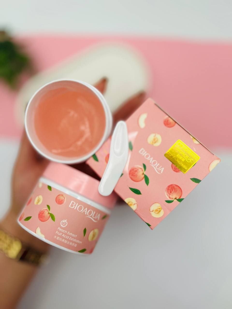 اسکراب صورت و بدن هلو| اسکراب شنی هلو