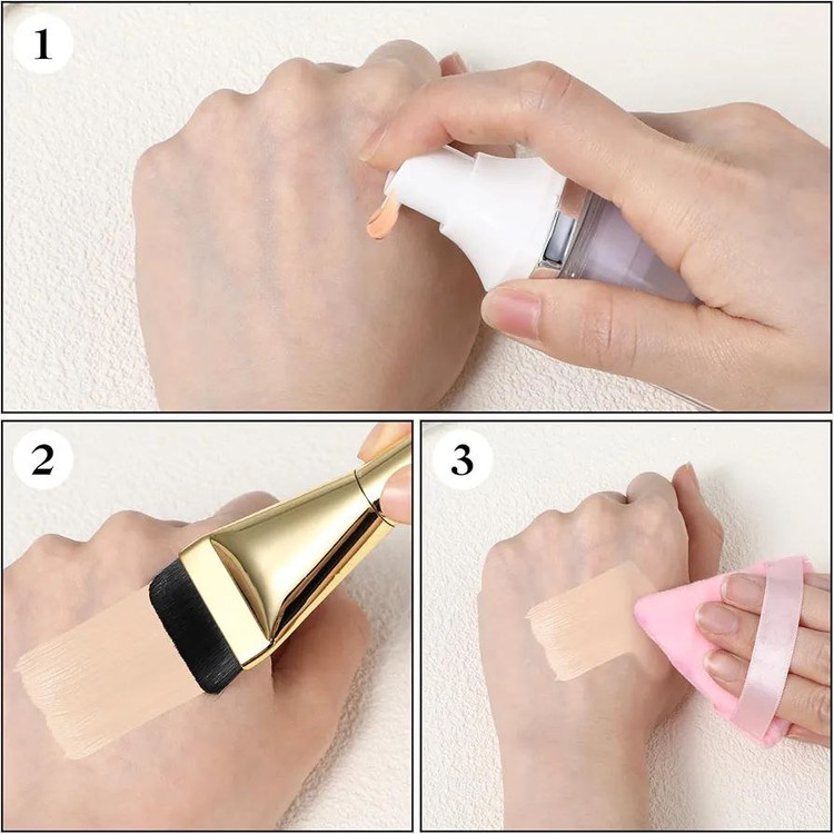 براش تخت کرم پودر سیلور (Flat Foundation Brush)