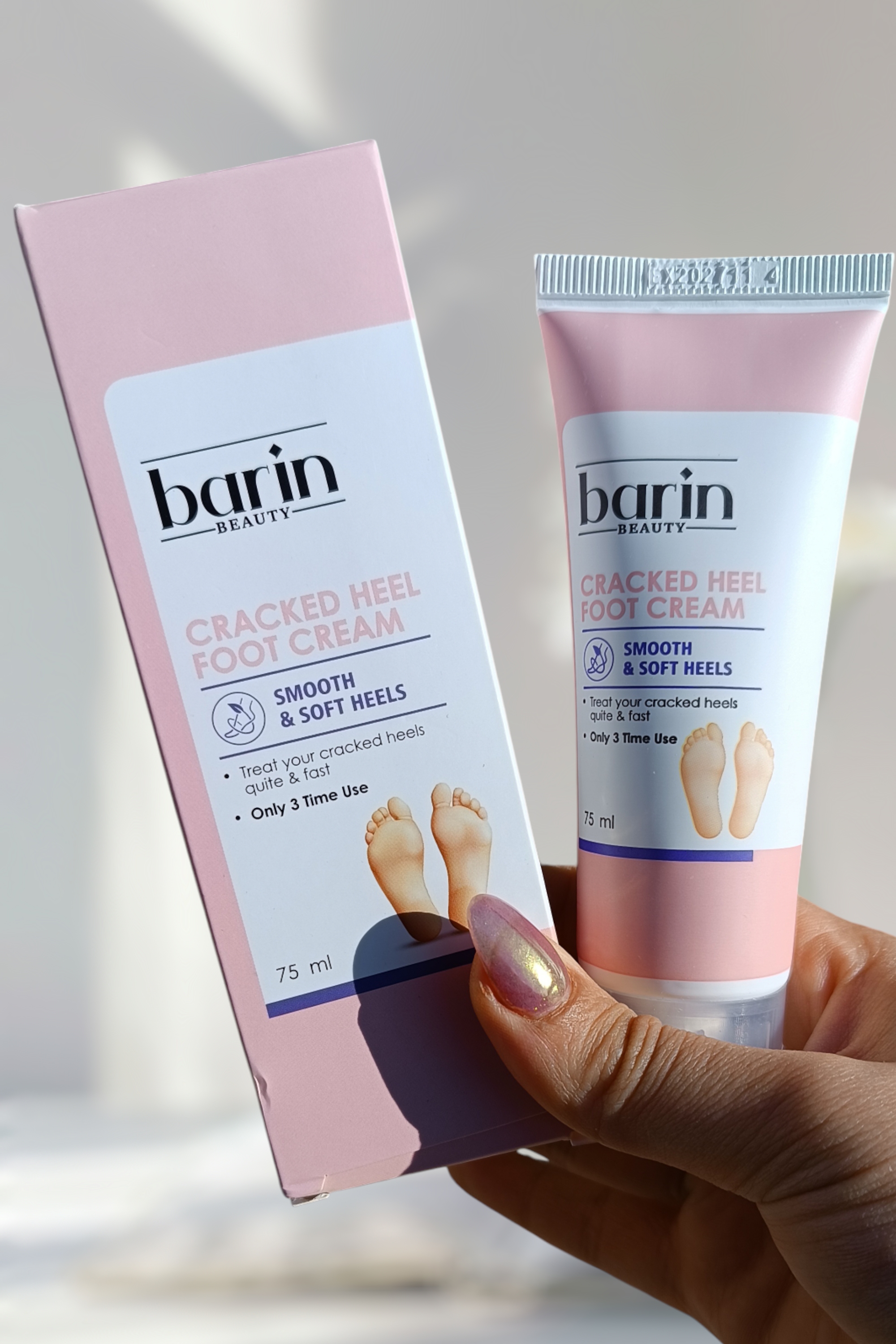 کرم ترک پا بارین – درمان خشکی و ترک‌های عمیق پا