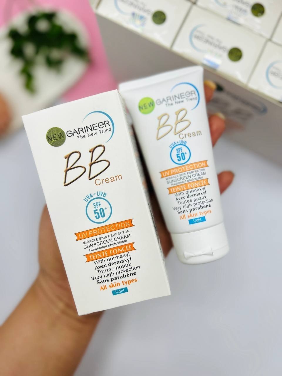 بی بی کرم ضد آفتاب رنگی و کرم پودر (اصل )ضد چروک و ضد آفتاب(صددرصد اصل)