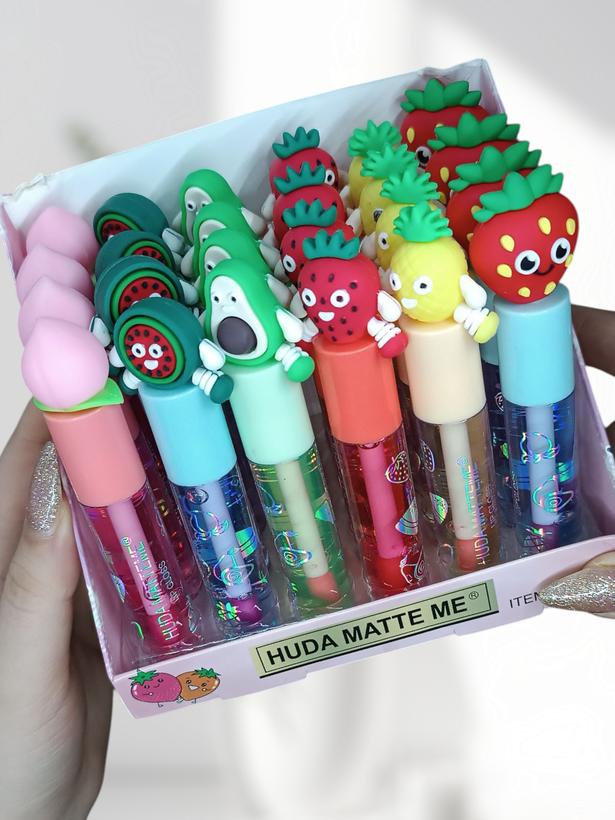 برق لب حرارتی فانتزی طرح میوه (Fruit Lip Gloss)