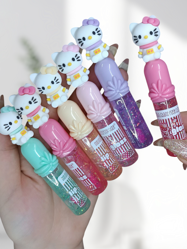 برق لب حرارتی فانتزی طرح کیتی (Hello Kitty Lip Gloss)