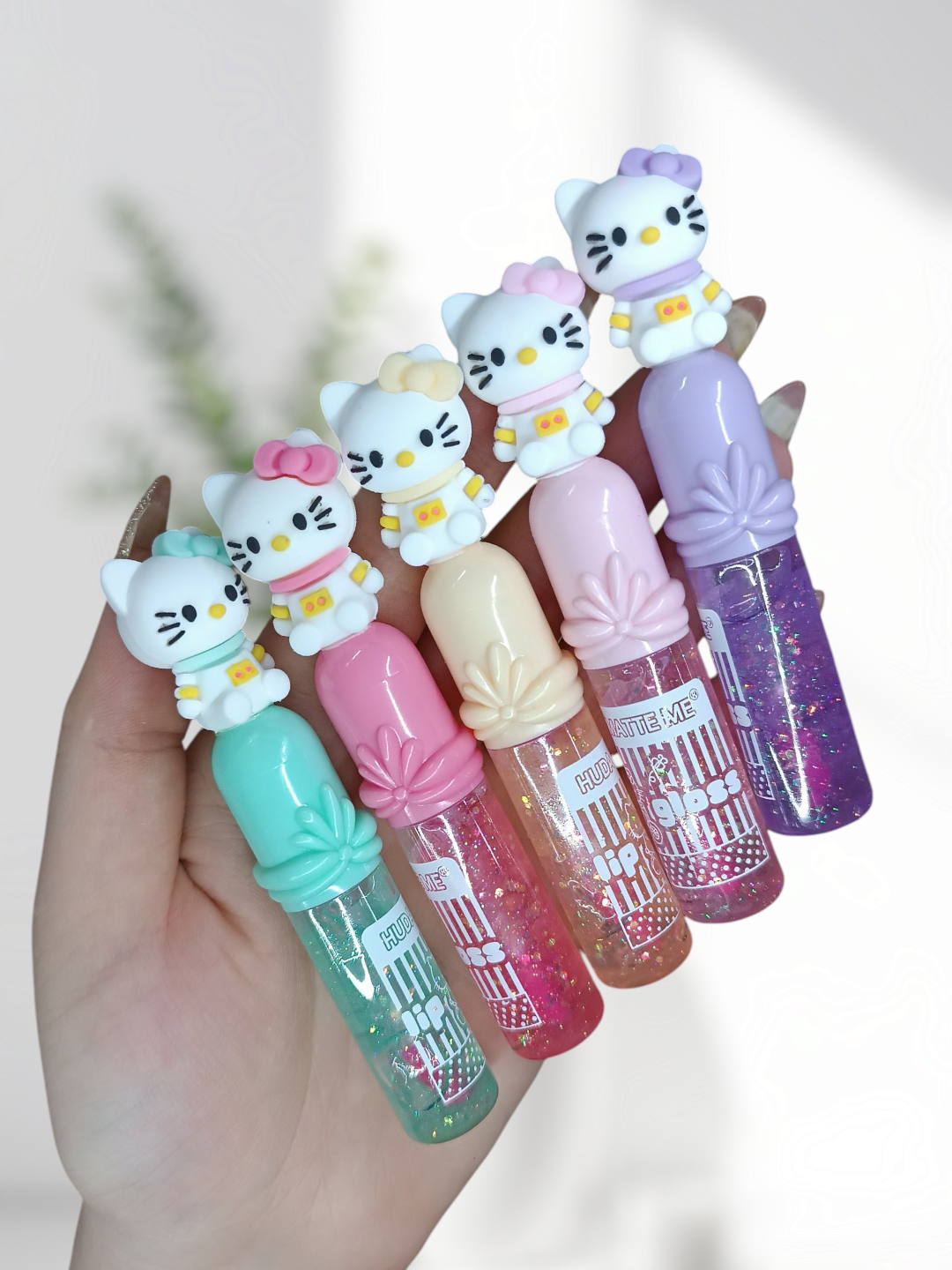 برق لب حرارتی فانتزی طرح کیتی (Hello Kitty Lip Gloss)