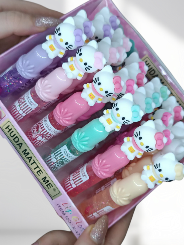 برق لب حرارتی فانتزی طرح کیتی (Hello Kitty Lip Gloss)
