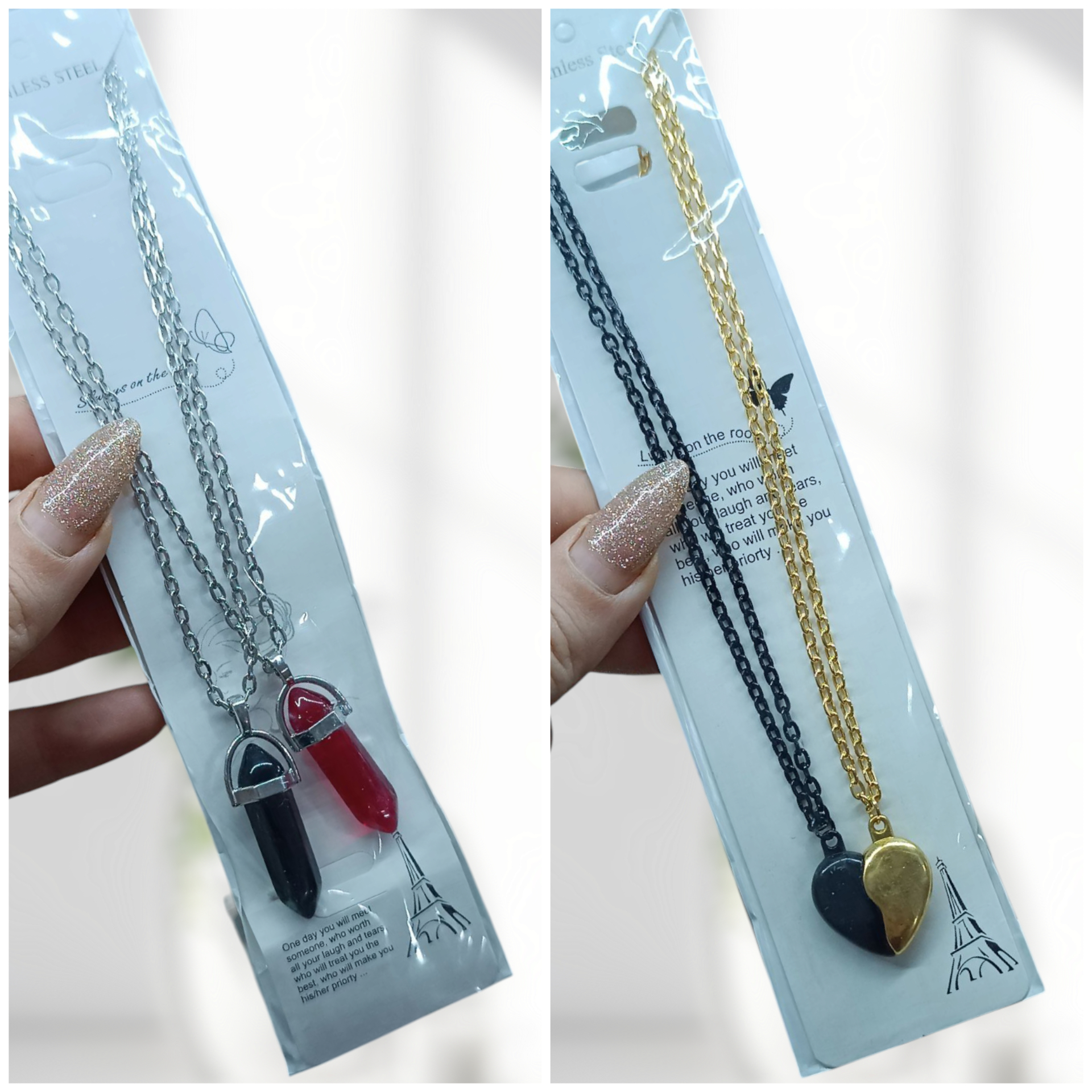 ست گردنبند دوتایی عاشقانه  مخصوص شما و پارتنرتون