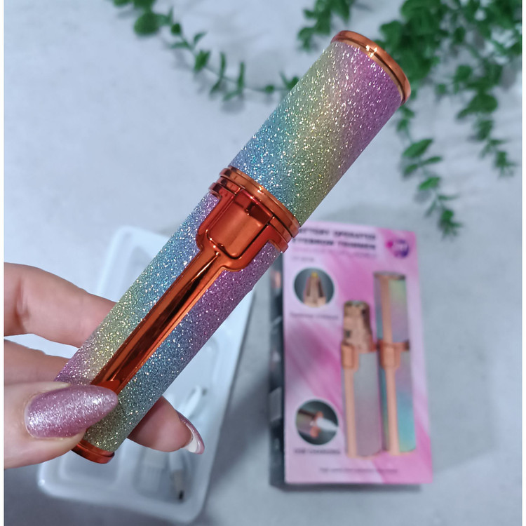 موزن اکلیلی ماتیکی دوکاره شارژی مخصوص صورت و بینی BATTERY OPERATED EYEBROW TRIMMER