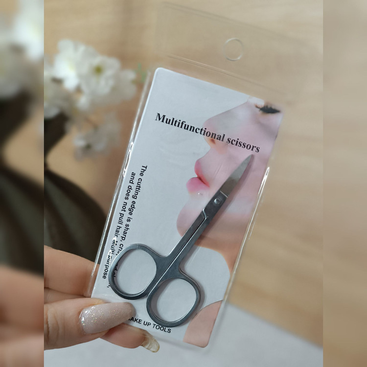 قیچی ابرو فلزی حرفه ای اصلاح ابرو و موهای زائد
