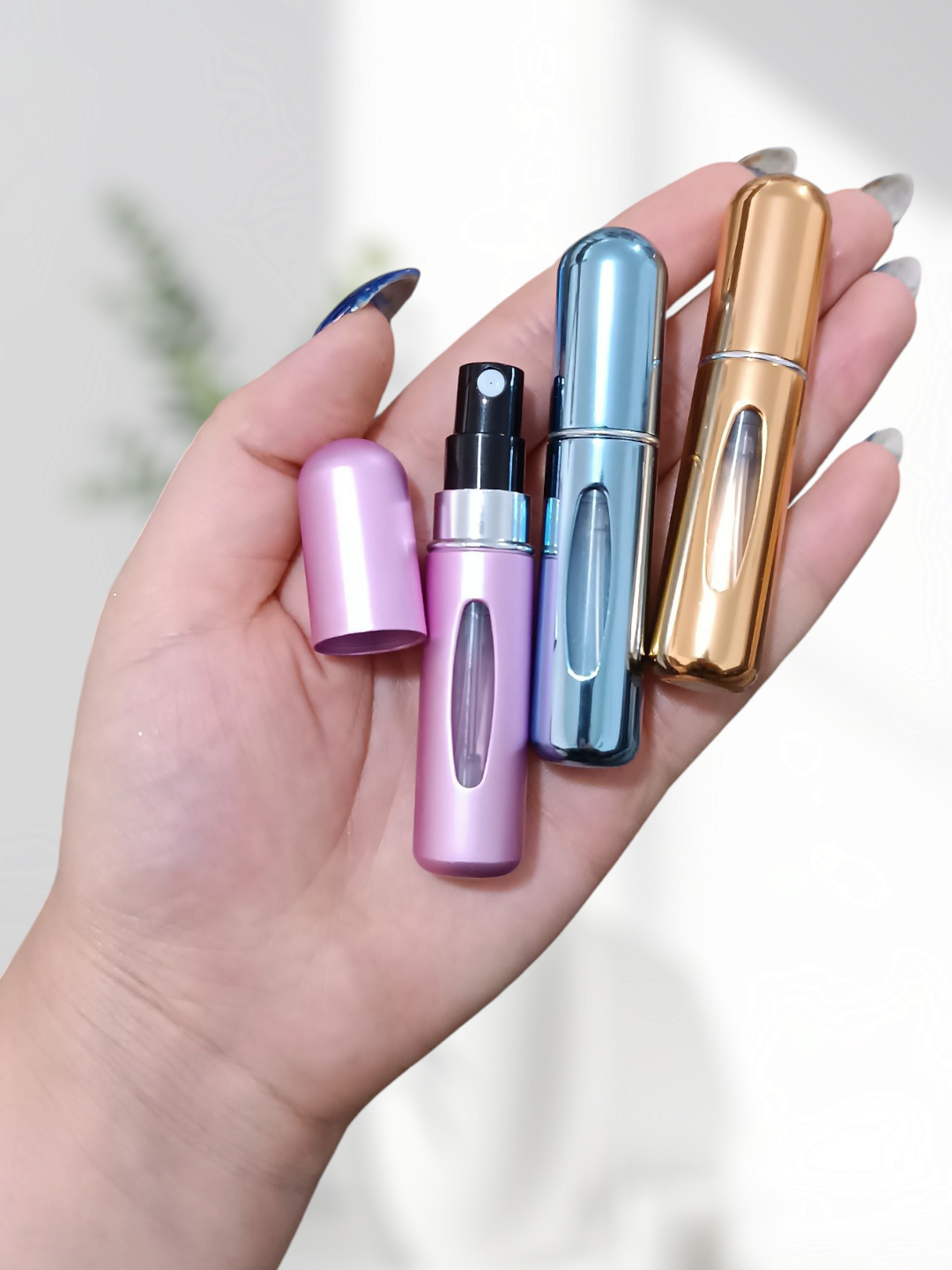 بطری اسپری عطر جیبی اتومایزر ( عمده) – همراه همیشگی رایحه دل‌انگیز 💖