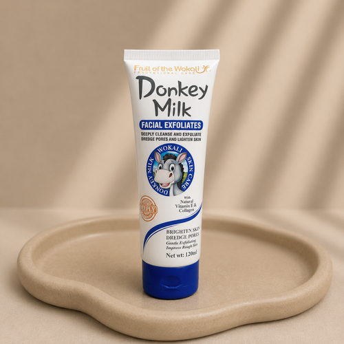 اسکراب شنی الاغ ۱۲۰ میل Donkey Milk | پوستت رو مثل پر، لطیف و روشن کن