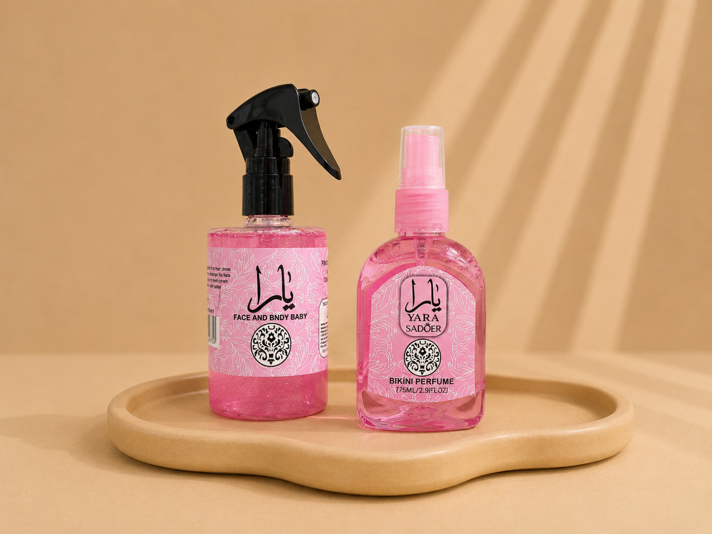 پک ۲ عددی یارا شامل عطر بیکینی و عطر مو