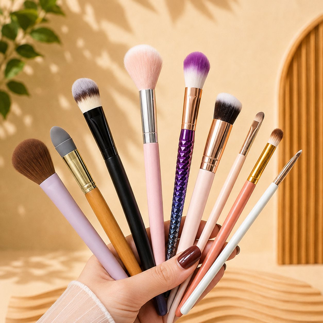 براش تکی آرایشی رژگونه، پودر فیکس و... 💄🖌️ | ارسال رندوم