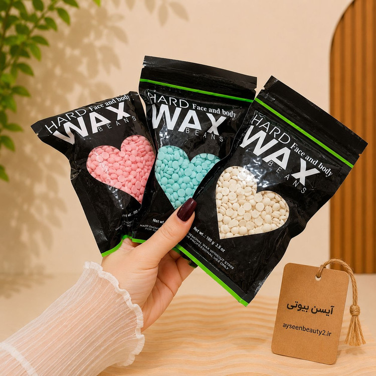 وکس عدسی 100 گرمی HOT WAX مخصوص اصلاح صورت و بدن