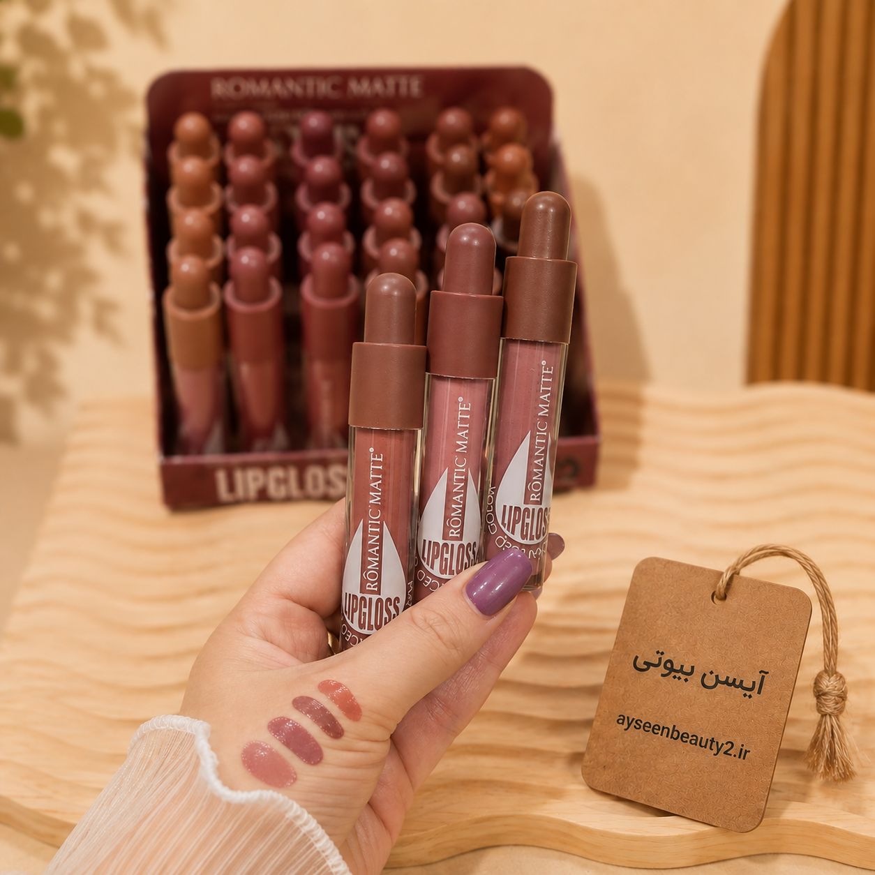 رژ لب مایع رمانتیک مات رنگبندی متنوع و جذاب