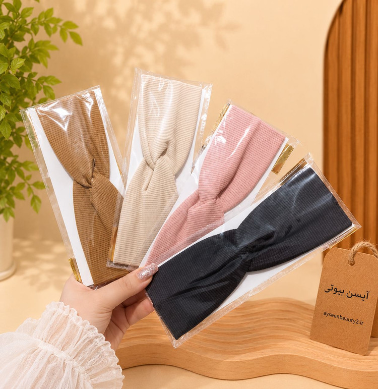 هدبند گره ای دخترانه مناسب آرایش و استفاده روزانه